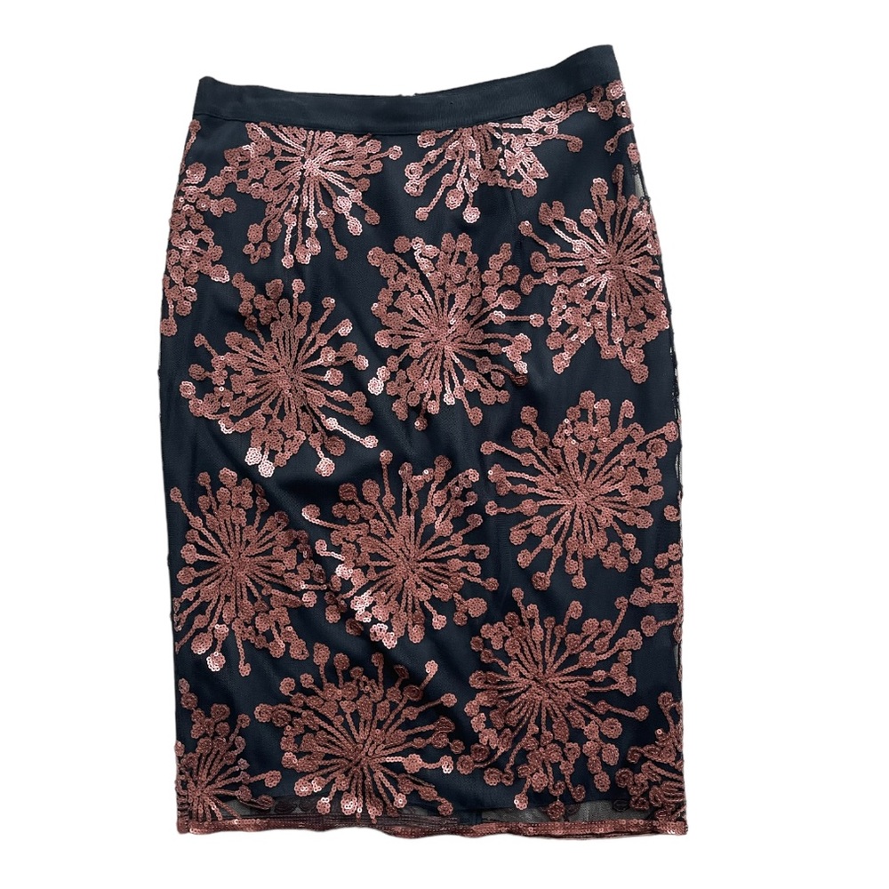 Boden sequin party copper black pencil skirt - Picture 2 of 9